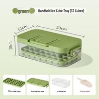 Press-Type Ice Cube Tray with Storage Box