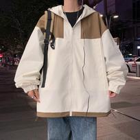 American Style Men's & Women's Windproof Mountain Windbreaker - Hooded Outdoor Jacket for Spring/Autumn Small