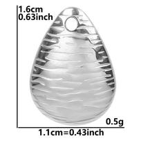 6pcs Rectangle Star Bulk Charms For Jewelry Making DIY Earrings Accessories Geometric Stainless Steel Charm Pendant Materials