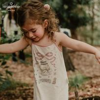 LELE JOVE Girls' Cute Animal Print Camisole Dress 100