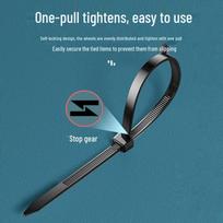 SAMZHE Self-Locking Nylon Cable Ties