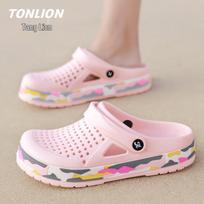 TonLion Women's Summer Cloud Cushion Closed-Toe Clogs 37/38