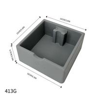 Non-Slip Base Coffee Grounds Bin Silicone Coffee Puck Box Espresso Knock Box  Espresso Accessories