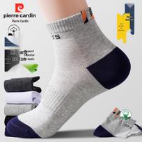 Pierre Cardin Men's 100% Cotton Anti-Odor Sport Mid-Calf Socks One Size