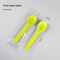Disposable Plastic Dessert Spoons žolės žalia spalva