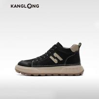 Kanglong Men's Fleece-Lined Casual Sneakers 41