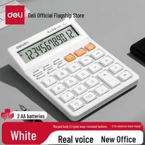 Deli 12-Digit Voice Accounting Calculator