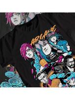 Jinx Arcane T-Shirt Japanese Anime Cartoon Jinx Arcane Graphic T Shirt S
