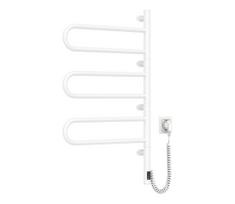 Elektrinis pasukamas rankšluosčių džiovintuvas su termostatu FOUETTE 100W 80x49 cm baltas