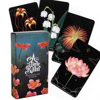 10,3*6 cm Mažas lietus Botanikos Oracle Deck 52 unikalios gražios botaninės iliustracijos Card Love Oracle kortelės Tarot