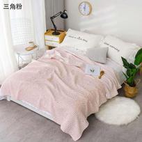HOLAROOM Cotton Gauze Towel Muslin Blanket Throw Plaid Print Blankets Adults on The/Bed/Sofa/Plane/Travel Bedspread Coverings 150x200cm(59x79inch)