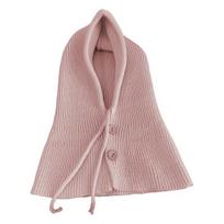 Women Winter Balaclava Hat Thick Warm Knitted Button Closure Windproof Cycling Headwear Adjustable Full Protection Outdoor Travel Cold Weather Skiing