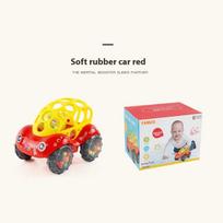 Naujagimio barškuolis Bobo automobilis 3-12 mėn. Kūdikio minkštas guminis žaislas
