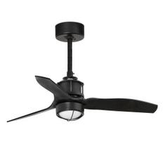 FARO 33424WT1N - LED reguliuojamas ventiliatorius JUST FAN S 16W/230V, skersmuo 81 cm, juodas WT + su nuotolinio valdymo pultu