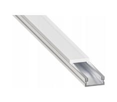 Įleidžiamas profilis LED juostoms, 1 m, sidabrinis/baltas