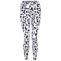 Womens/Ladies Influential Graffiti Leggings 10 UK