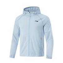 Li Ning Bėgimo Serijos Madingas Patogus Kvėpuojantis Paprastas Prigludęs Sportinis Vėjo Neperpučiamas Vyriškas Viršutinis Drabužis Debesų Mėlynas AFDU973-6 L
