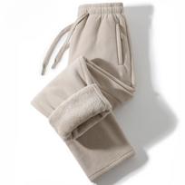 Men's Winter Warm Sweatpants With Fleece Lined Baggy Athletic Workout Thick Thermal Joggers Sweat Pants with Pockets Drawstring Casual Pants for Men S