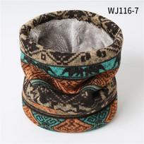 20 Colours Winter Warm Windproof Fleecing Thickening Knitted Neckerchief Women Men Fashion Tide Ring Neck Scarves Soft Muffler One Size
