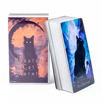 Haunted Cat Tarot Deck Black Cat Fearless Family Oracle Card Board Games Playing Card Family Party Entertainment Game Cards