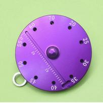 Nigf Dental Endo Gutta Percha Points Gauge Cutter With Measure Scale Autoclavable Dentist Tools violetinė