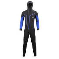 5MM Neoprene Hooded Front Zip Full Body Wetsuit 3XL