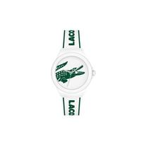 Lacoste Neocroc serijos laikrodis Kvarcinis mechanizmas Silikoninė apyrankė 38mm Baltas ciferblatas Vyriški laikrodžiai 2001347 White Dial