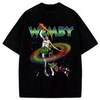 Victor Wembanyama Wemby Space Jam Monstar Dunk 90's Vintage Style T-Shirt L