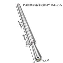 10 Style Finger Sizes Measuring Equipment Metal Stick Ring Sizer Ring Stick Enlarger Mandrel Gauge Tools Set For Jewelry Making