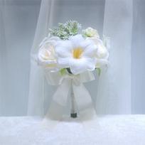Realistic Calla Lily Floral Bridal Bouquet Tulip White Rose Artificial Flowers Bouquet Silk Floral Fake Flowers Photo Props
