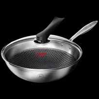 KOBACH 32cm 304 Stainless Steel Classic Wok