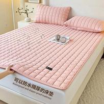 2025 Hot Waterproof Mattress Mattress Bed Pad Raw Cotton Soybean Padded Cotton Pad -- EGGER Series only 2pcs pillowcase