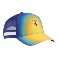 Puma Capsule Collection  Cougar Pattern Design Polyester Duckbill Cap Unisex caps Yellow Blue 026962_01 F