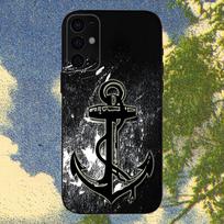 Anchor Sailing Phone Case For Samsung S25,S24,S21,S22,S23,S30,Ultra,S20,Plus,Fe,Lite,Note,10,9,5G Black Cover Samsung S105G