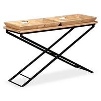 Vidaxl Stolik Typu Konsola, Lite Drewno Mango, 130X40X80 Cm
