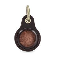 For Apple Airtags Case Genuine Leather Keychain Protective For Airtag Tracker Locator Device Anti-lost For Air Tag Case llavero airtag case