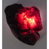 CERTIFIED Natural 112 Ct Earth Mined Uncut Red ROUGH Earth Mined 23.1 mm raudona