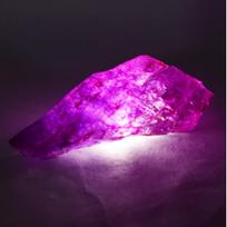 Uncut Raw 252.35 Ct Natural Rough Purple Sapphire CERTIFIED Loose Gemstone 78.6  mm approx