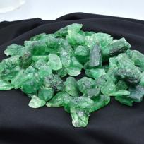 786 Ct Natural Uncut Raw Rough CERTIFIED Green Emerald Loose Gemstone Lot Rough 21-10 mm Approx.