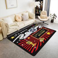 Popcorn Movie Theater Decor Carpet , Cinema Poster Living Room Rugs for Vintage Cinema Movie Theater Indoor Floor Mat Doormat 40x60cm 16x24 inch