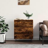 Vidaxl Komoda, Przydymiony Dąb, 60X35X70 Cm, Materiał Drewnopochodny