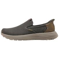 Skechers Slip-Ins Comfortable Versatile Durable Low-Top Casual Shoes Men sneakers Brown 205370-CHOC 39.5