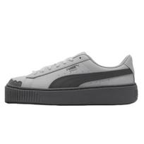 PUMA Platform Height Increasing Low top Skateboard Shoes Women's Gray 36