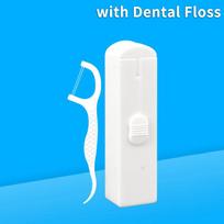 Portable Automatic Dental Floss Storage Box Floss Picks Dispenser Toothpicks Double-line Teeth Cleaning Oral Care Tool