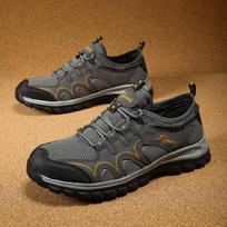 Men's Summer Breathable Mesh Non-Slip Odor-Proof Sports & Casual Shoes, Large Size 43