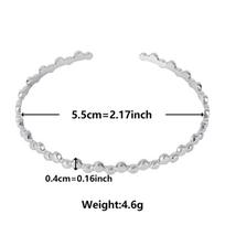 Metal Silver Color Heart Animal Snake Hand Hug Flower Leaf Bangles Bracelets For Women Girl Jewelry Stainless Steel Bangle Gift