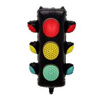80cm Traffic Light Balloon Traffic Light Shaped Large Party Decoration Balloon Aluminum Film Balloons 10inch