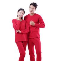 Laobaojia Women's Fleece-Lined Thermal Underwear Set XXXL