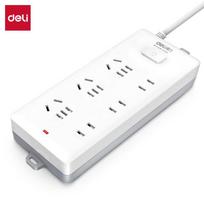 Deli 3-Meter Extension Cord Power Strip 250V