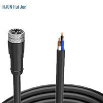 Huijun M12 Waterproof Sensor Connector Cable